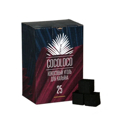 Купить Cocoloco 25мм, 72шт/уп - уголь для кальяна Cocoloco 25мм, 72шт/уп - уголь для кальяна